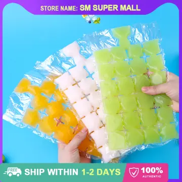 Cheap 10Pcs Disposable Ice Cube Bags Self-sealing Clear Ice Mold Fridge Freezer  Ice Maker