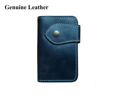 กระเป๋าสตางค์หนังแท้ 100% แฮนด์เมด กระเป๋าใส่สตางค์ แบบ 2 พับ ขนาดกลาง  Cow Hide Leather Wallet