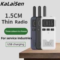 KaLaiSen D30 Mini ขนาด USB Type C ศัพท์ PMR 446 s 2 PCS วิทยุแบบพกพาวิทยุ PTT Ho