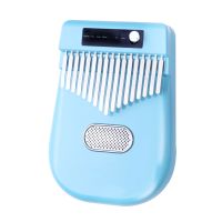 【YF】 Electric Kalimba 17 Keys Thumb 4 Kinds of Connetion Mbira Musical Instrument