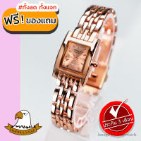 AMERICA EAGLE Watch นาฬิกาข้อมือผู้หญิง สายสแตนเลส รุ่น AE14L - PinkGold/PinkGold