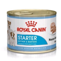 [ส่งฟรี]ROYAL CANIN CAN STARTER MOTHER&amp; BABYDOG 195G 12กป อาหารเปียกกระป๋องสำหรัยลูกสุนัขและแม่