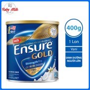 Date 4.2025 Sữa Bột Ensure Gold Hương Vani Lon 400g