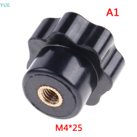 ?【Lowest price】YUE พลาสติก M4/M5/M6/M8ด้ายหญิงเจ็ด Star shaped HEAD CLAMP NUTS KNOB