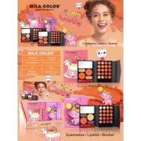 MC5035 พาเลทแต่งตากระเป๋า MILA COLOR​ Eyeshadow อายแชโดว์​ บ​ลัช​ออน​ ลิปสติก​ คิ้ว​ฝุ่น​ ไฮไลท์