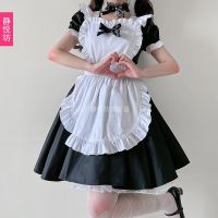 Classic black maids outfit and Japanese soft sister Alice Lolita Lolita maid cafe skirt dress