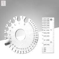 สายเคเบิลตะโกนสแตนเลสสายไฟ0.3125 "-0.007" ขนาดป้องกันสนิมสายเครื่องมือวัดไม้บรรทัดแผ่นวัดเกจวัดความหนา