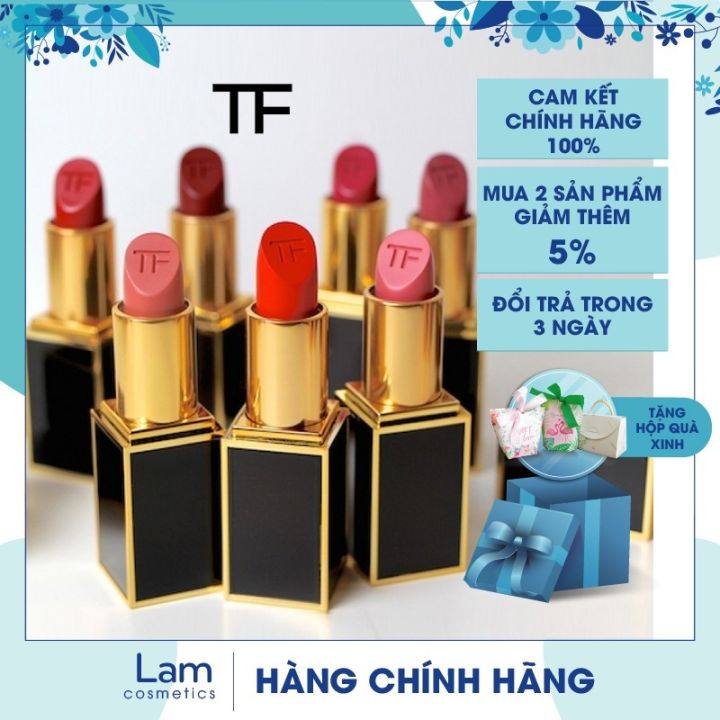 SALES SẬP SÀN] Son Tom Ford CHÍNH HÃNG 100 . Tất cả các màu hot nổi bật và  quyến rũ nhất 