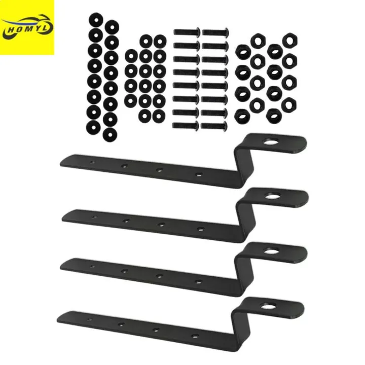 7wrm Universal Motorcycle Side Box Bracket Luggage Rack Pannier Storage