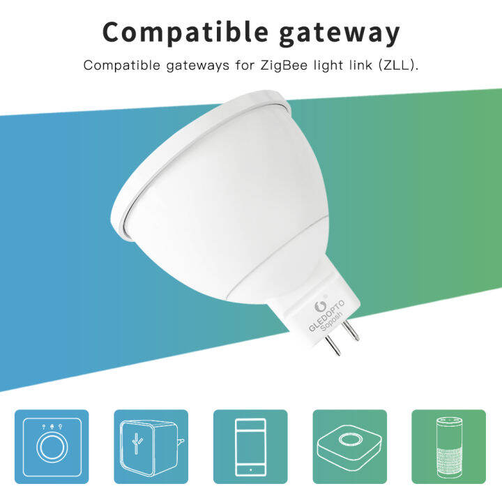 smart-home-zigbee-voice-control-rgbw-4w-mr16-bulb-dc12v-led-rgbcct-spotlight-color-and-white-smart-led-work-with-echo-plus-hub