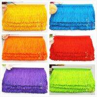 【YF】❀▣  10 Yds Latin Fringe Trim Accessories Tassels for Curtains 9cm Wide