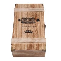 3X Vintage Wood 2 Red Wine Bottle Box Carrier Crate Case Storage Carrying Display Holder Birthday Party Christmas Gift