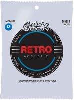 MartinGuitar สายกีตาร์โปร่งเป็นเอกลักษณ์ของ MM13ย้อนยุค Monel,อุปกรณ์เปลี่ยน13-56Guitar ที่มีน้ำหนักเบาปานกลาง