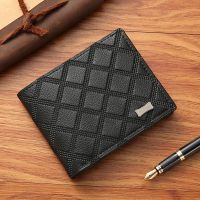 【CW】❦℗  Men Purse Multiple Slot Large Capacity Business Wallets Classic Male Leather Coin Photos Cards Holders