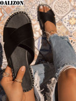 Women Flip Flops Leopard Print Summer 2022 Slippers Woman Casual Flats Cross Open Toe Female Lady Slides Slippers Sandals Shoes