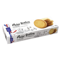 ฟิเลท เบลอ ชอร์ตเบรดเนยสดสไตล์ฝรั่งเศส 125 กรัม - Cookies Palet Breton Butter Shortbreads 125g Filet Bleu brand