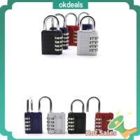 OKDEALS กระเป๋าเดินทาง การป้องกันสภาพอากาศ ความปลอดภัย กุญแจล็อค กุญแจรหัส4หลัก ตู้เก็บของ ล็อกเกอร์เดินทาง