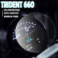 ﹊◄▤ For Triumph Trident 660 Motorcycle Accessories electronic dashboard HD protective film Scratch Film Screen Protector