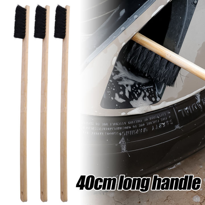 Streamline Long Handle Tire Brush - Hard Bristles - Streamline
