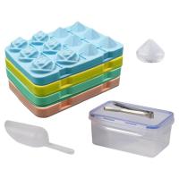 Rose Silicone Ice Cube Tray Ice Silicone Mold Rose Bud with Lid Rose Flower Bud Food-Safe Silicone Mold 12-Cavity Ice Mold for Ice Cubes Candy Chocolate boosted