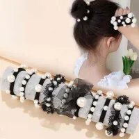 【YF】✷◈  Korean Trend Seamless Bow Hair Rope Rubber Band Fashion Adult Children Accessories