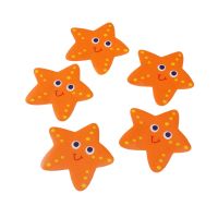 5x Bath Tub Non Slip Safety Treads Sticker Bathroom Applique Decal (Orange)