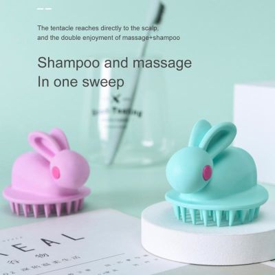 【CC】 Silicone Scalp Massage Comb To Hair Root Itching Shower Soft Shampoo Tools