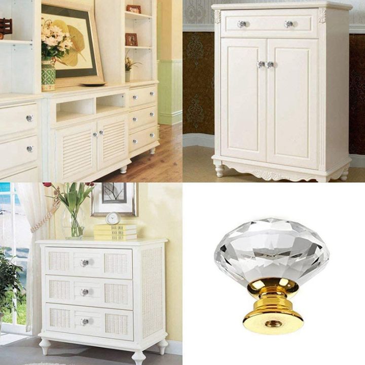 12-pcs-30mm-crystal-clear-glass-dresser-knobs-diamond-drawer-knobs-pulls-handles-kitchen-cabinet-knobs-silver