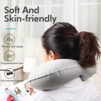 Inflatable Neck Pillow U Shaped Travel Pillow Car Head Neck Rest Air Cushion for Travel Neck Support Pillows Seat Cushions