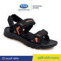 Scholl Mens Beach Sandals Fashion Plus Size：EU39-EU48 รองเท้าสกอลล์-ไบโอ เลสเตอร์ Lester รองเท้ารัดส้นผู้ชาย รองเท้าสุขภาพ Black รองรับอุ้งเท้า สำหรับภาวะเท้าแบน