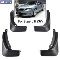 4x Mudguards Set Molded Car Mud Flaps Fender For Skoda Superb III 3V 2016-2018 Splash Guards Front Rear Styling 2017 2019 2020