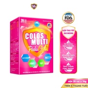 Sữa bột Colosmulti Pedia Gold hộp 28 gói x 16g chuyên biệt hỗ trợ giúp bé