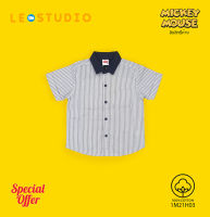 Mickey Mouse by Lesenphants เสื้อเชื้ตแขนสั้น เด็กชาย  ลิขสิทธิ์ห้าง 1M21H03