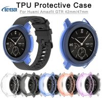 TPU Half Pack Transparent Soft Protective Shell For Xiaomi Huami Amazfit GTR 47MM/GTR 42MM Smart Watch Case Cover New