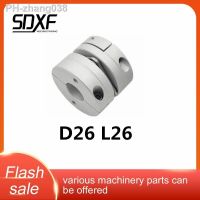 Aluminum alloy D26L26 single diaphragm coupling elastic joint D26mm L26mm ball screw step servo motor encode