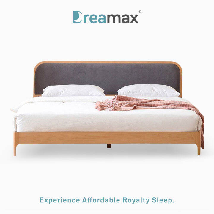 DREAMAX LARA Bed Frame (Free Assembly) Queen Size / 150x190cm / Beech