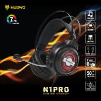 หูฟังเกมมิ่ง NUBWO N1Pro มีไฟ7สี ระบบเสียงสเตอริโอ