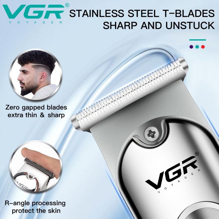 vgr-hair-clipper-t-blade-hair-trimmer-electric-beard-trimmer-cordless-wireless-rechargeable-shaving-machine-for-men-v-071