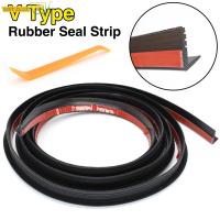 แถบซีลหน้าต่างรถยนต์ V รูปร่างแถบปิดผนึกประตูด้านข้าง Auto Rubber Filler ฉนวนกันเสียง Weatherstrip Sealant เครื่องมือ Accessories