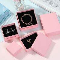 【hot】 5pcs/lot Pink Jewelry  Necklace Earrings Reusable Supplies 5x5cm 9x9cm