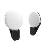【Sell-Well】 Kids Tech Coolreall มินิ Q แหวนเซลฟี่แบบพกพา Flash คลิป LED โทรศัพท์มือถือสำหรับถ่ายภาพกลางคืน