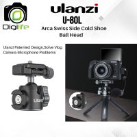 Ulanzi U-80L Mini Ball Head 360 With Cold Shoe หัวบอลอลูมิเนียม ใช้กับ ขาตั้งกล้อง , ขาตั้ง , ไม้เซลฟี่