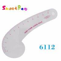 12 Inch Plastic Transparent Garment Vary Form Curve Ruler, with 12 Length French Curve Ruler for Sewing Market; # 6112