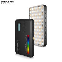 YONGNUO YN120 8W RGB โคมไฟสำหรับถ่ายภาพ Bi-ไฟ LED สีกระเป๋า Vlog แสง2500K-9900K หรี่แสงได้กับ0.96ในหน้าจอ LCD ลูกปัดนำ120 31 FX เอฟเฟกต์แสง1/4in รูเกลียวแบบมาตรฐานสำหรับถ่ายทอดสดการสตรีมมิ่งโฮมสตูดิโอถ่ายภาพ