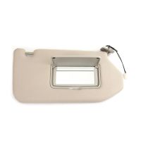 96400-9PB0A Right Side Sun Visor Shade Car Sun Visor Sunshade W/ Mirror Light for Nissan Pathfinder Infiniti QX60 JX35 2013-2019 Beige Sunshade