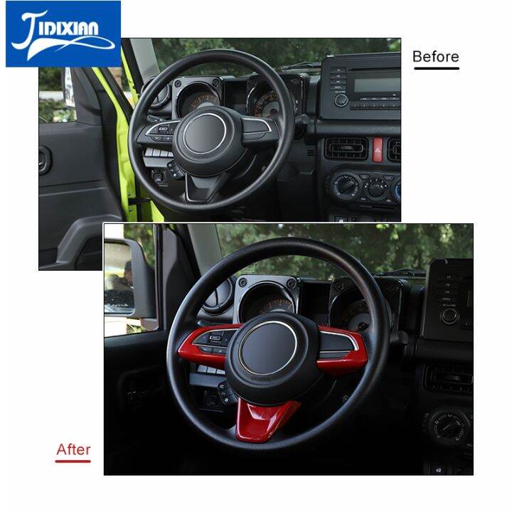 jidixian-car-steering-wheel-decoration-cover-stickers-for-suzuki-jimny-2019-car-interior-accessories