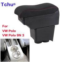 hot【DT】 Polo Armrest 9N 3 Car box 2002 2003 2004 2005 2006 2007 2008 2009 Retrofit parts USB Ashtray