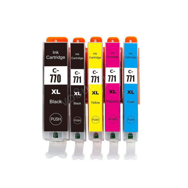 compatible5-pack-pgi-770xl-cli-771xl-ink-for-canon-full-set-high-capacity-print-cartridge-pgi770-pgi-770-xl-pgi770xl-770-770xl-black-pgbk-cli-771-cli771-xl-cli771xl-771xl-bk-c-m-y-inkjet-compatible-fo