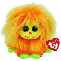 【ของเล่นตุ๊กตา】 15CM Ty Beanie Tang Glitter Kawaii Big Eyes Gold Monster Super Soft Fluffy Monster Toy Cute Plush Animal Doll Kids Toys Gifts