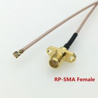 1ชิ้น Ipx U.fl Ipex To Sma/rp-Sma ตัวเมีย2รูตัวยึดหน้าแปลนชิ้นส่วนต่อปลั๊ก Coax Pigtail Rg178ตัวเชื่อมต่อสายเคเบิล5ซม. 10ซม. 15ซม. 20ซม.